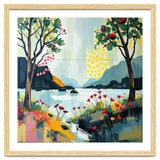 Serene Mountain Lake Landscape thumbnail