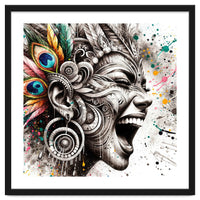 Carnival Scream Portrait