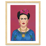 Frida Kahlo Portrait Illustration thumbnail