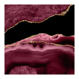 Burgundy & Gold Agate Texture 13  (Print Only) thumbnail