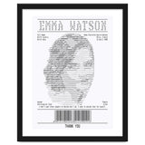 Receipt Art Emma Watson thumbnail