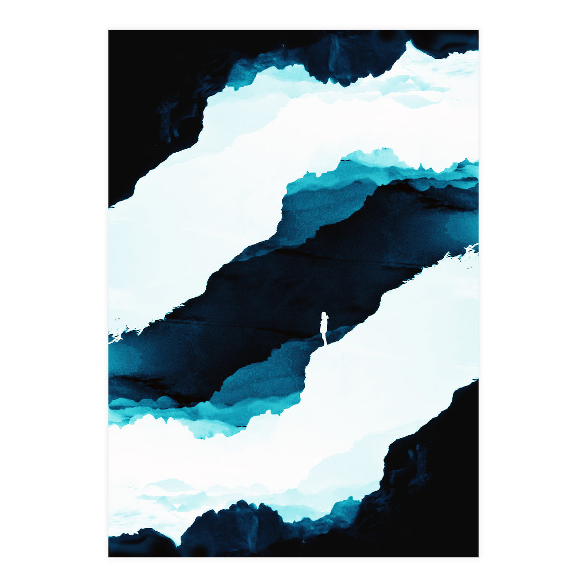 Teal Isolation (Print Only)