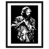 Ian Anderson Rock Music Legend in Grayscale 2 thumbnail