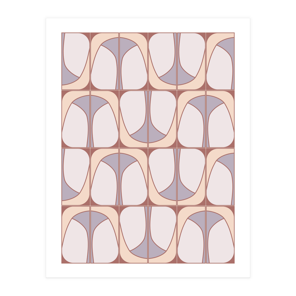 Romantic Deco Mixed Tiles (Print Only)
