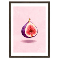 Fresh Figs, Watercolor Fruit, Mediterranean Still Life