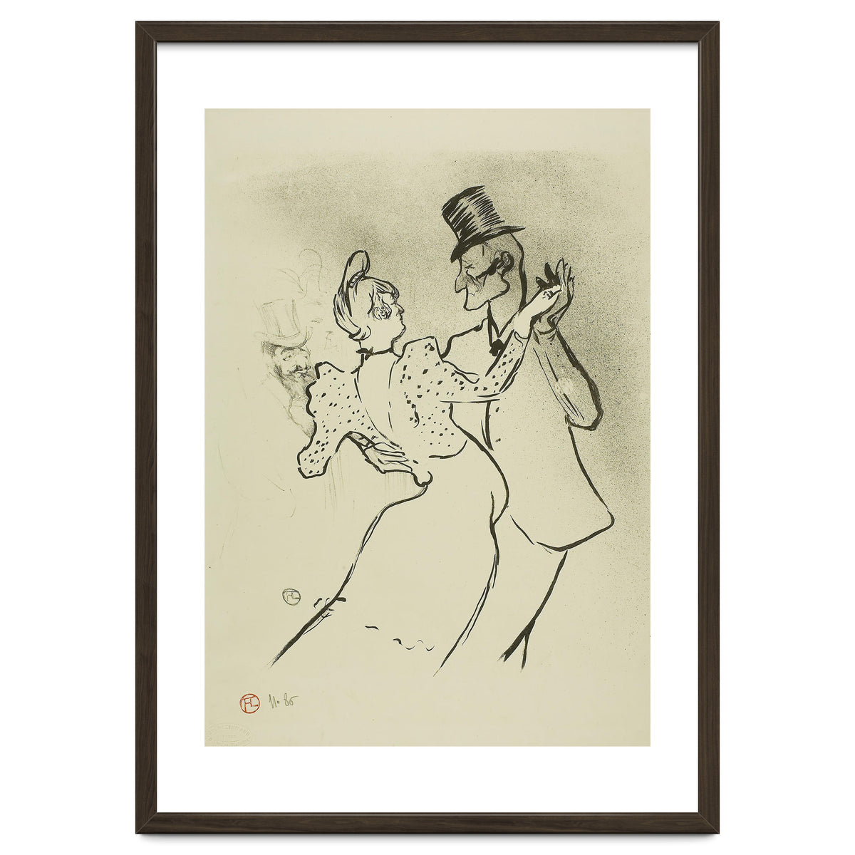 La Goulue. Henri de Toulouse-Lautrec; French, 1864-1901. Date: 1894. Dimensions: 308 × 254 mm (im...