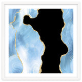 Blue & Gold Glitter Agate Texture 01 thumbnail