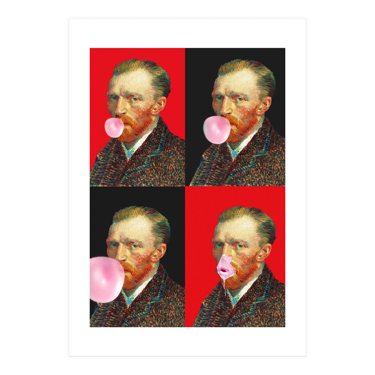 Vincent Gum Explosion (Print Only)