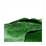 Green & Silver Agate Texture 10  (Print Only) thumbnail