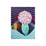 A moth behind the flowers (Print Only) thumbnail