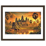 Vintage Cambodia, Angkor Wat Sunrise Poster thumbnail