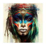 Turquoise Warrior Woman Portrait (Print Only) thumbnail
