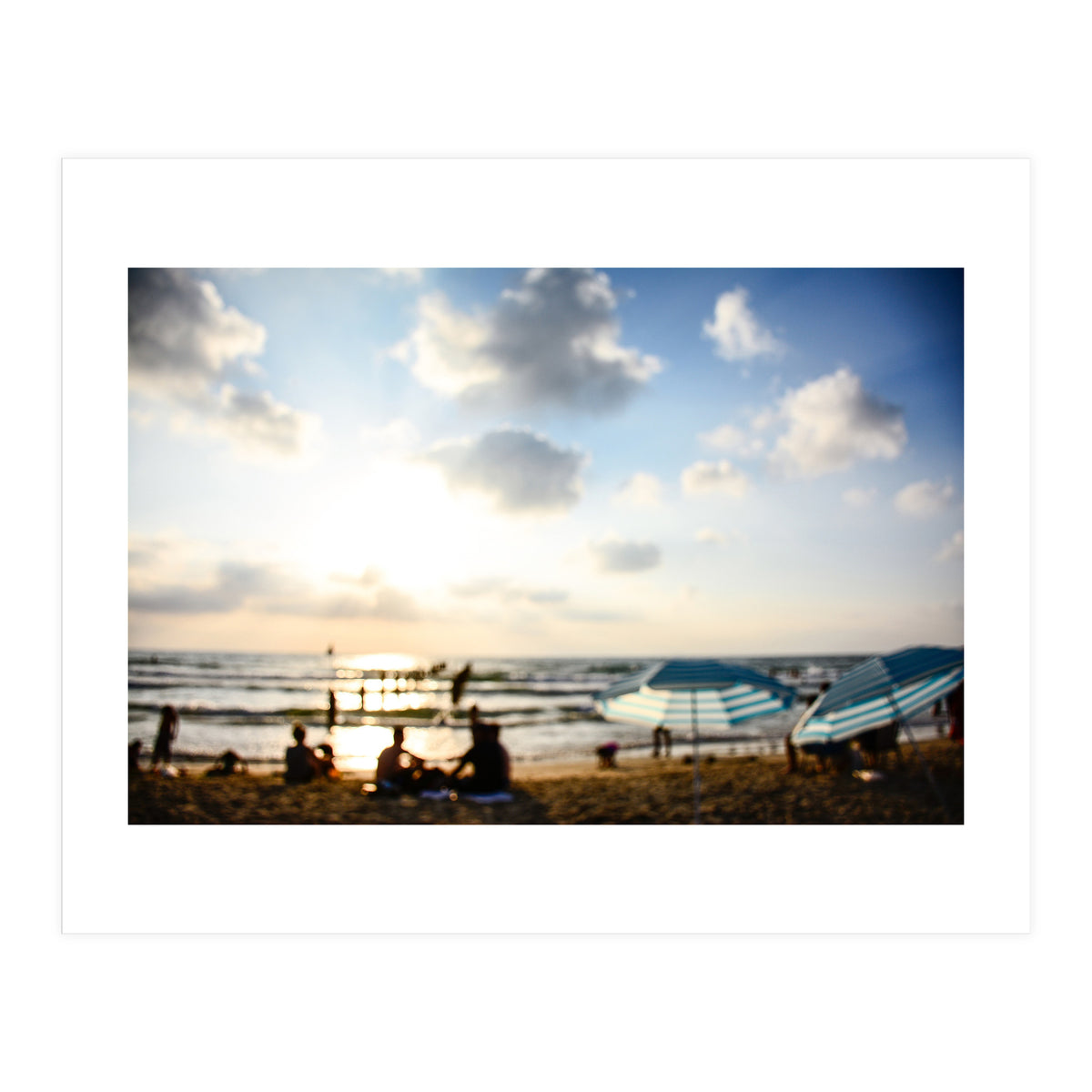 Late afternoon at the beach (Print Only)