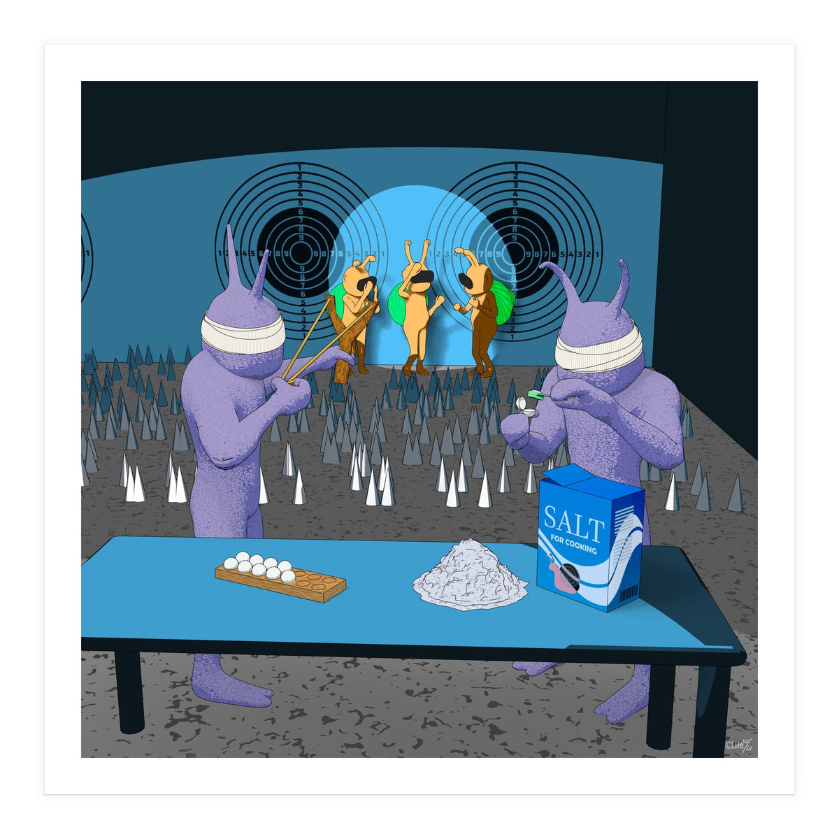 Shooting Range (Lwuba 050 Shooting Range) (Print Only)