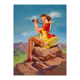 Pinup Sexy Binoculars Girl (Print Only) thumbnail