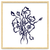 flowers line art thumbnail