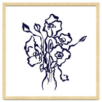 flowers line art