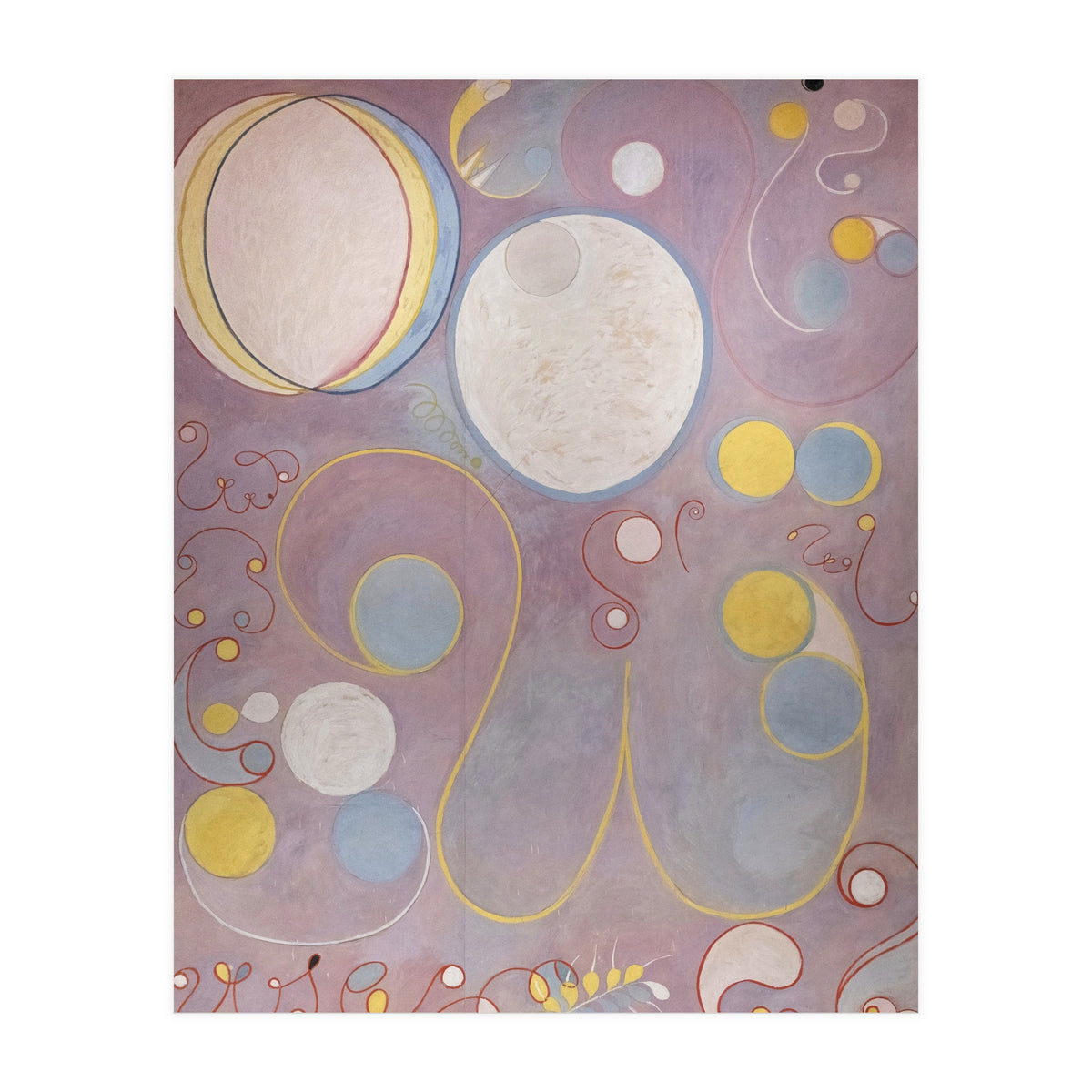 Hilma af Klint - The Ten Largest No 8 Adulthood Abstract Spiritual Geometry Art (Print Only)