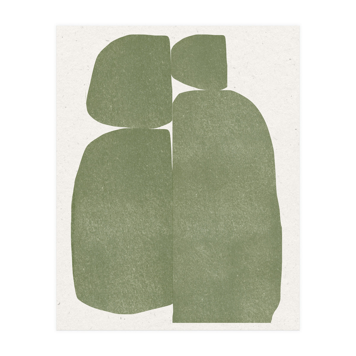 GREEN SHAPES NO.3 (Print Only)
