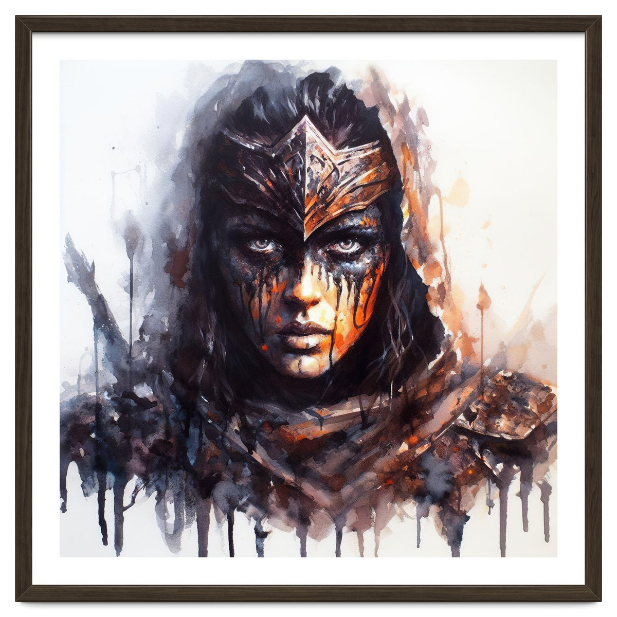 Armored Medieval Warrior Woman