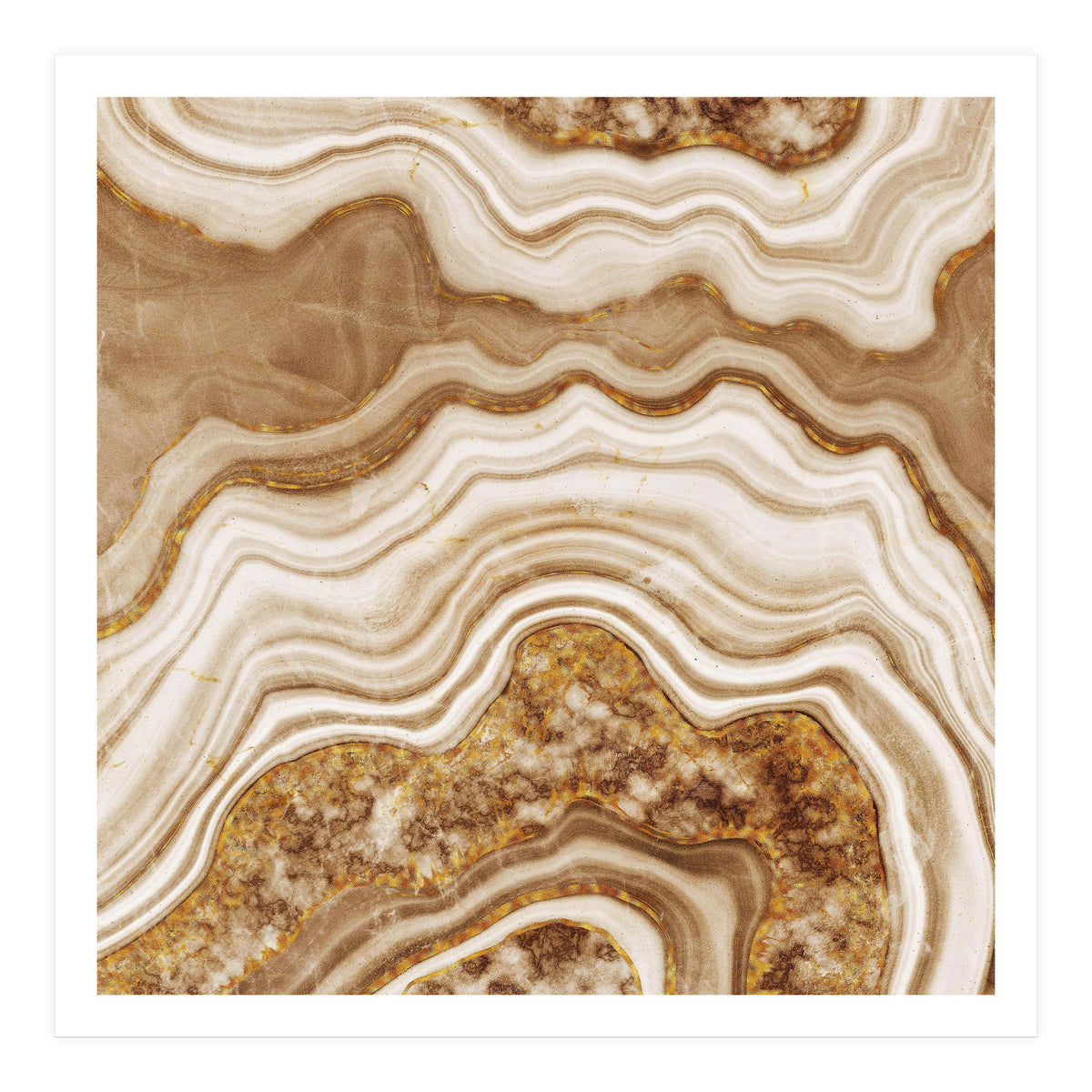 Golden Agate Texture 08 (Print Only)