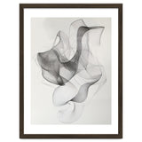 Abstract Black And White Swirling Lines Art thumbnail