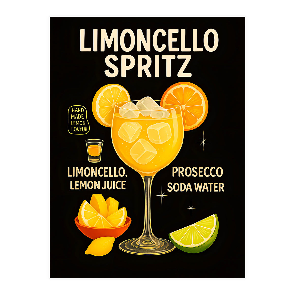 Limoncello Spritz (Print Only)