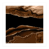 Brown & Gold Agate Texture 11 (Print Only) thumbnail