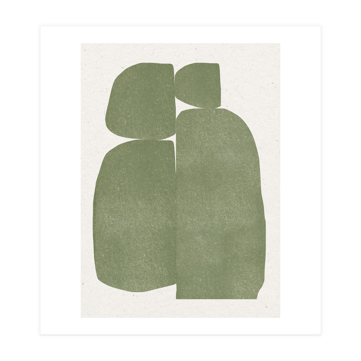GREEN SHAPES NO.3 (Print Only)