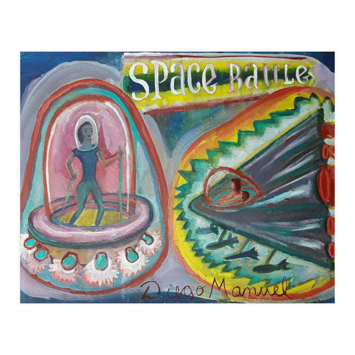 Space Battle (Print Only)