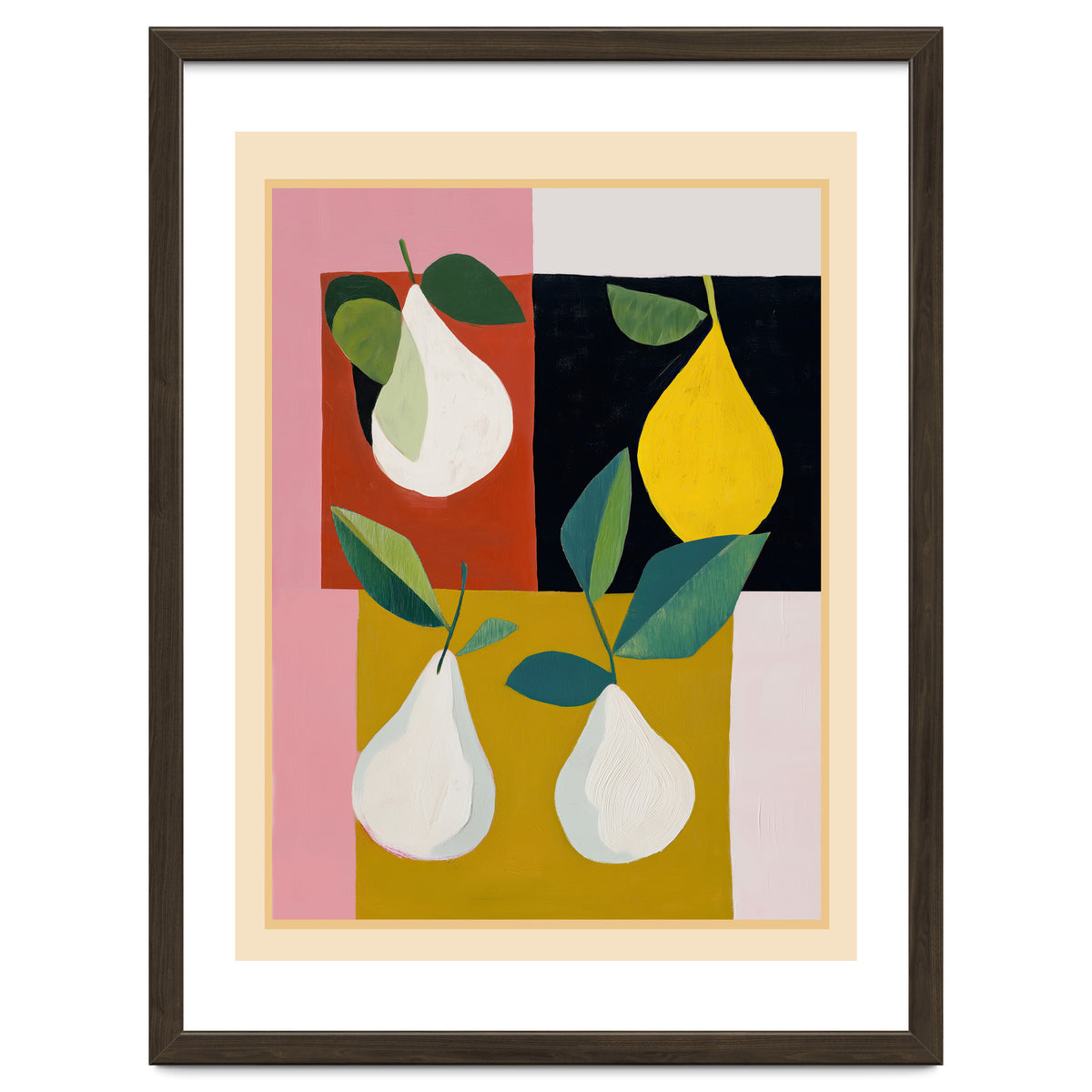 Modern Pears Still Life II