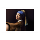 Girl With A Pearl Earring - Vermeer - Selfie (Print Only) thumbnail