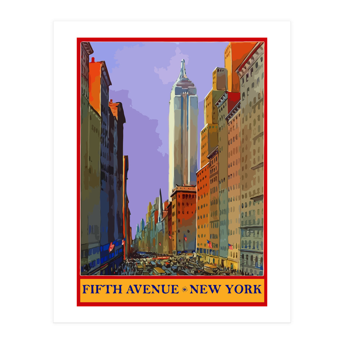 Fifth Avenye, New York (Print Only)