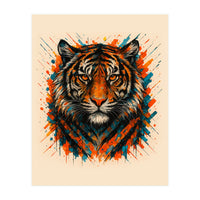 Tiger Animal Watercolor (Print Only)