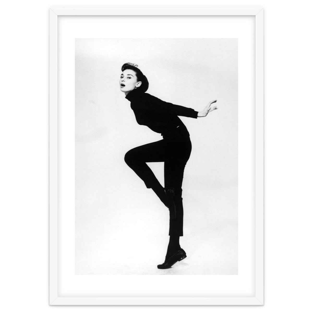 AUDREY HEPBURN in FUNNY FACE (1957), directed by STANLEY DONEN.