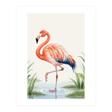Flamingo Watercolor Illustration (Print Only) thumbnail