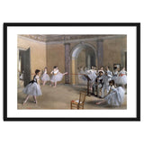 The Dance Foyer at the Opera on the rue Le Peletier, 1872 - 32x46 cm - oil on canvas. thumbnail