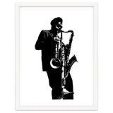 Rahsaan Roland Kirk Jazz Music Legend in Grayscale thumbnail