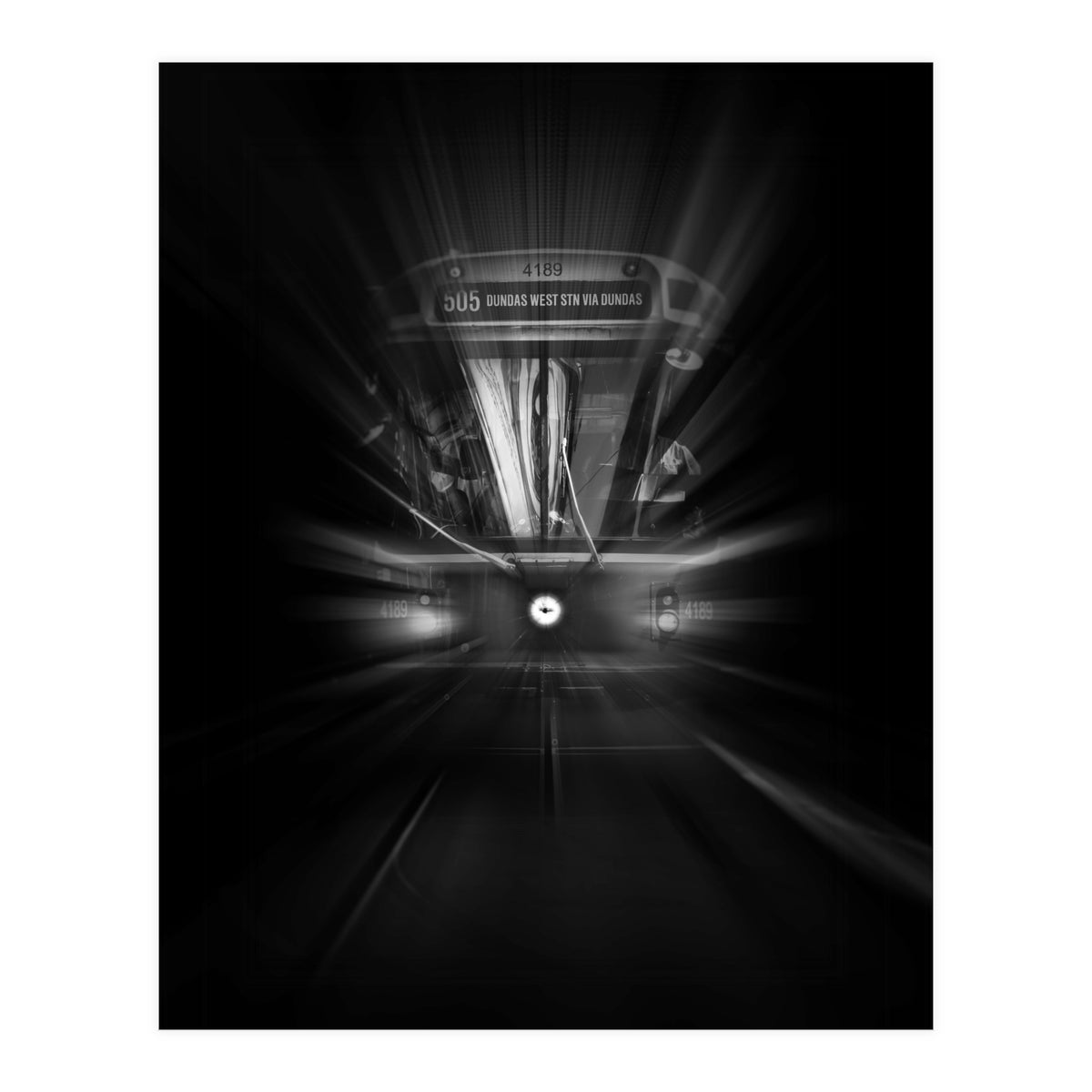 The 505 Dundas Streetcar Flow Version No 1 (Print Only)