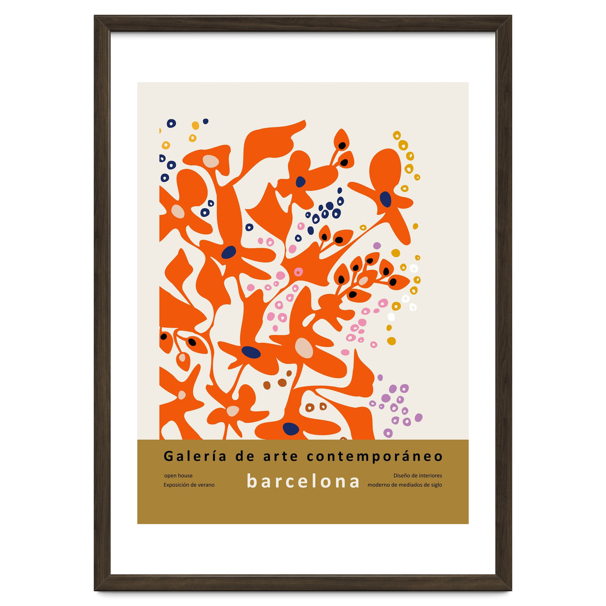 Contemporary art gallery Barcelona design and interior