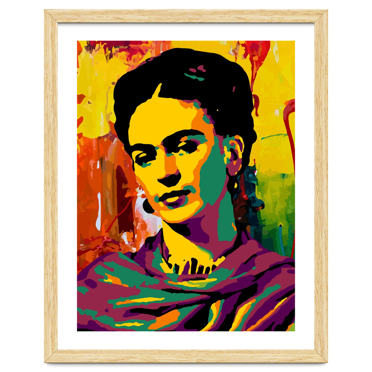 Frida Kahlo Abstract 3