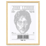 Receipt Art John Lennon Quotes thumbnail