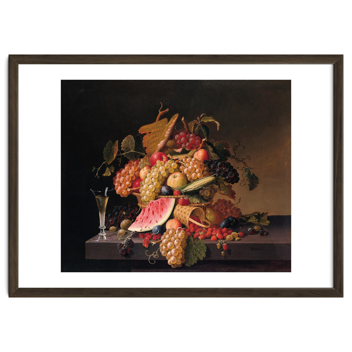 Paul Lacroix (Activo en Nueva York, entre 1855 y 1869-). The Abundance of Summer (s.f). Oil on ca...