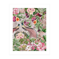 Vintage Birds Of Paradise Jungle  (Print Only)