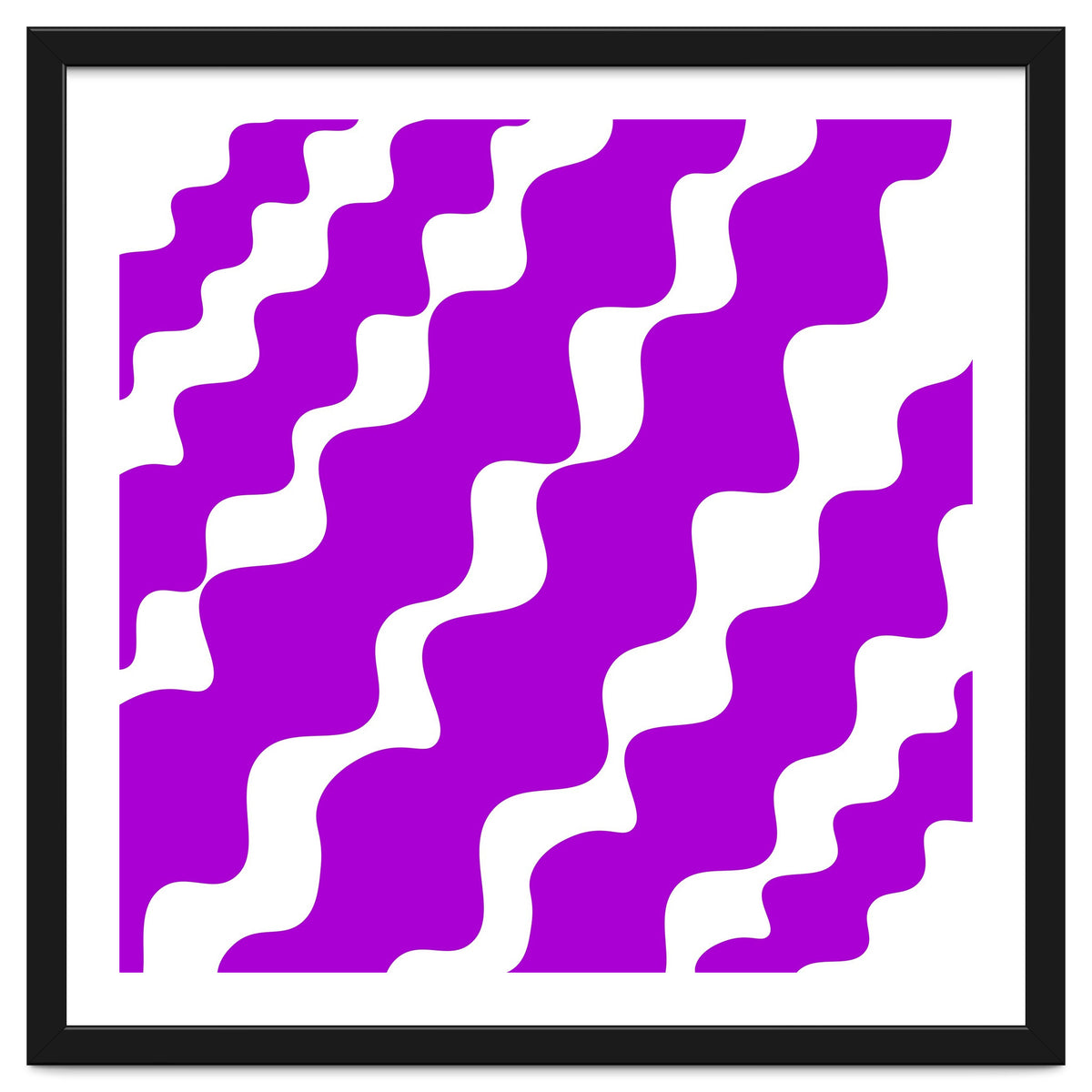 Purple Wavy Pattern
