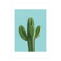 Blue Cactus 1 (Print Only)