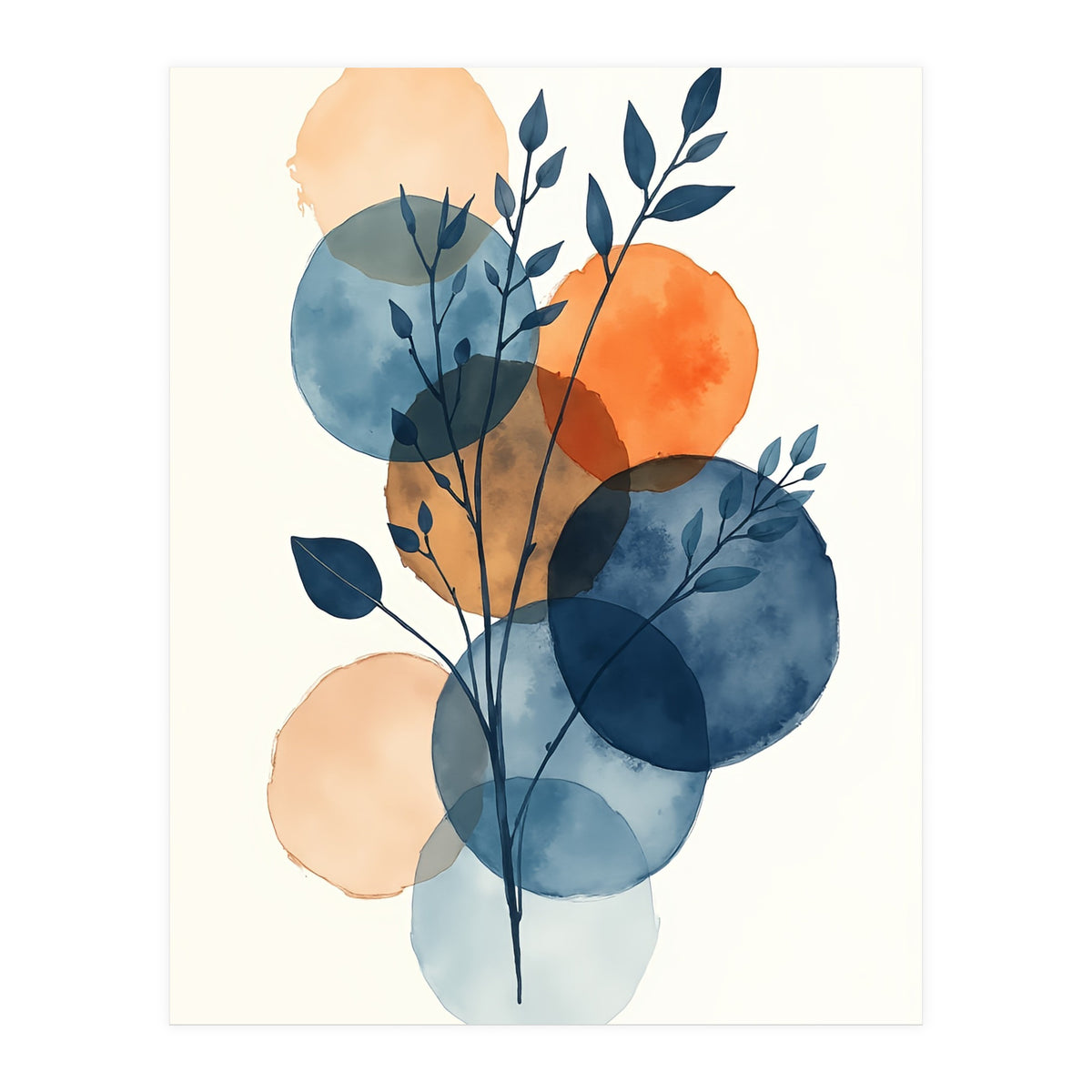 Flower Abstract Botanical (Print Only)