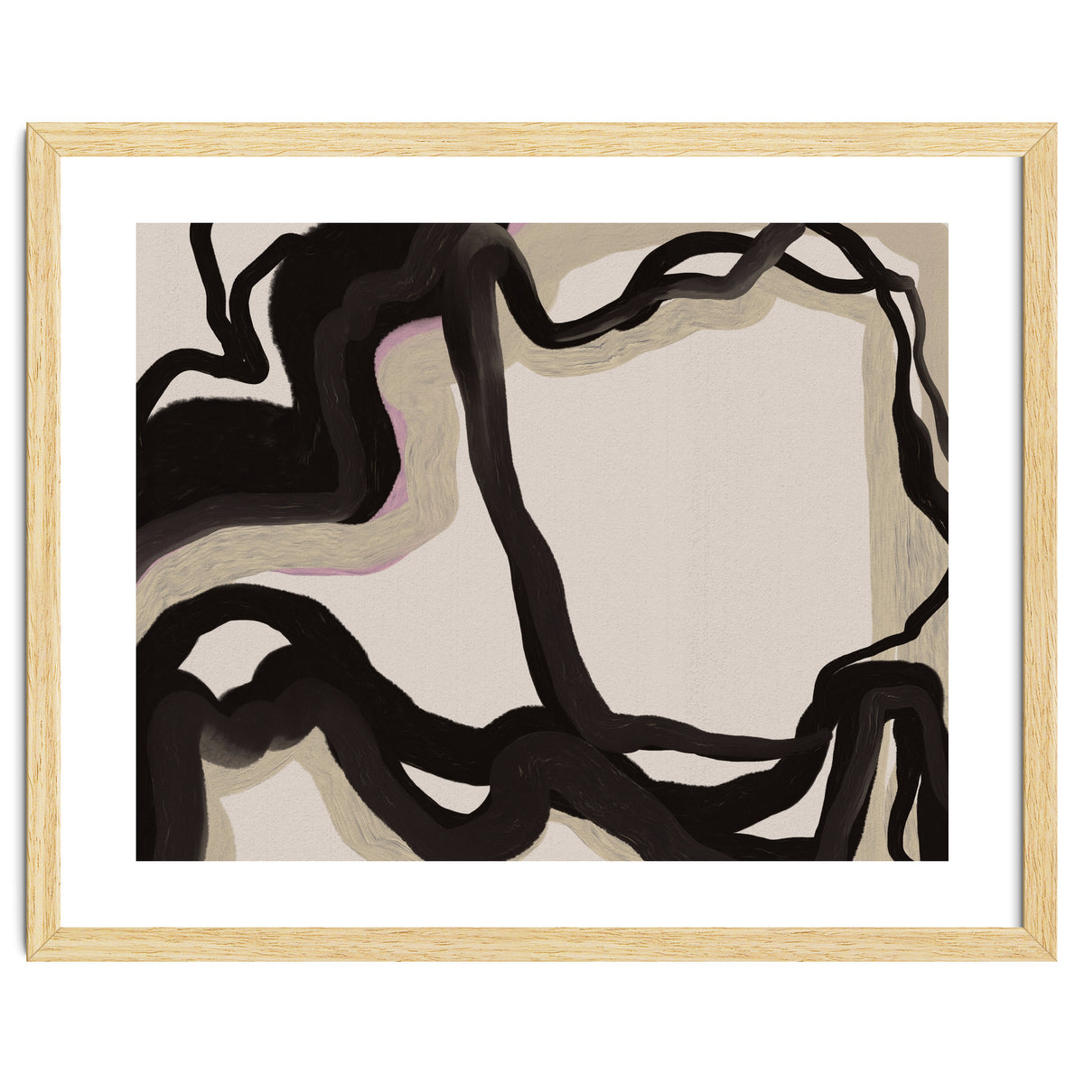 Time oil painting abstract