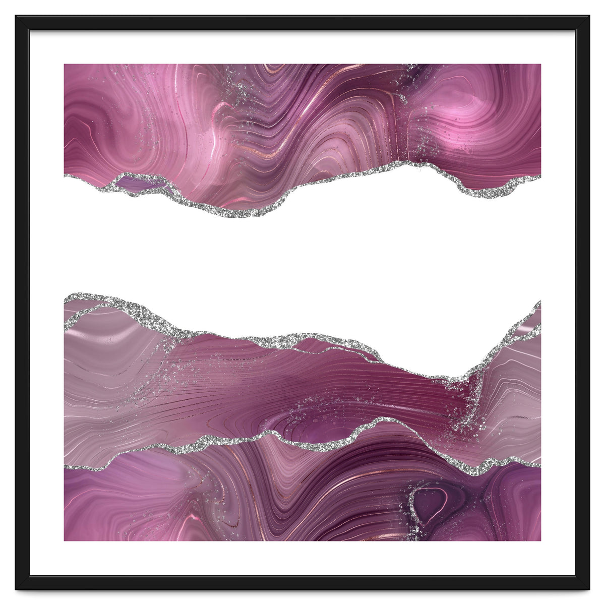 Mauve & Silver Agate Texture 08