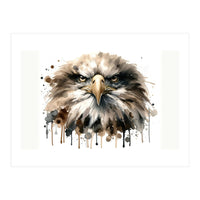 Fierce Bald Eagle Portrait (Print Only)